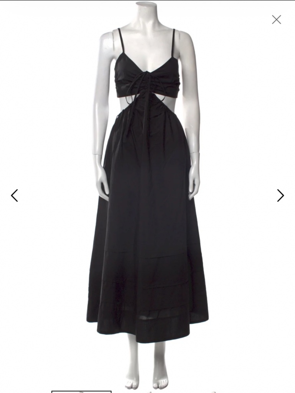 Nicholas Black Cotton Dress